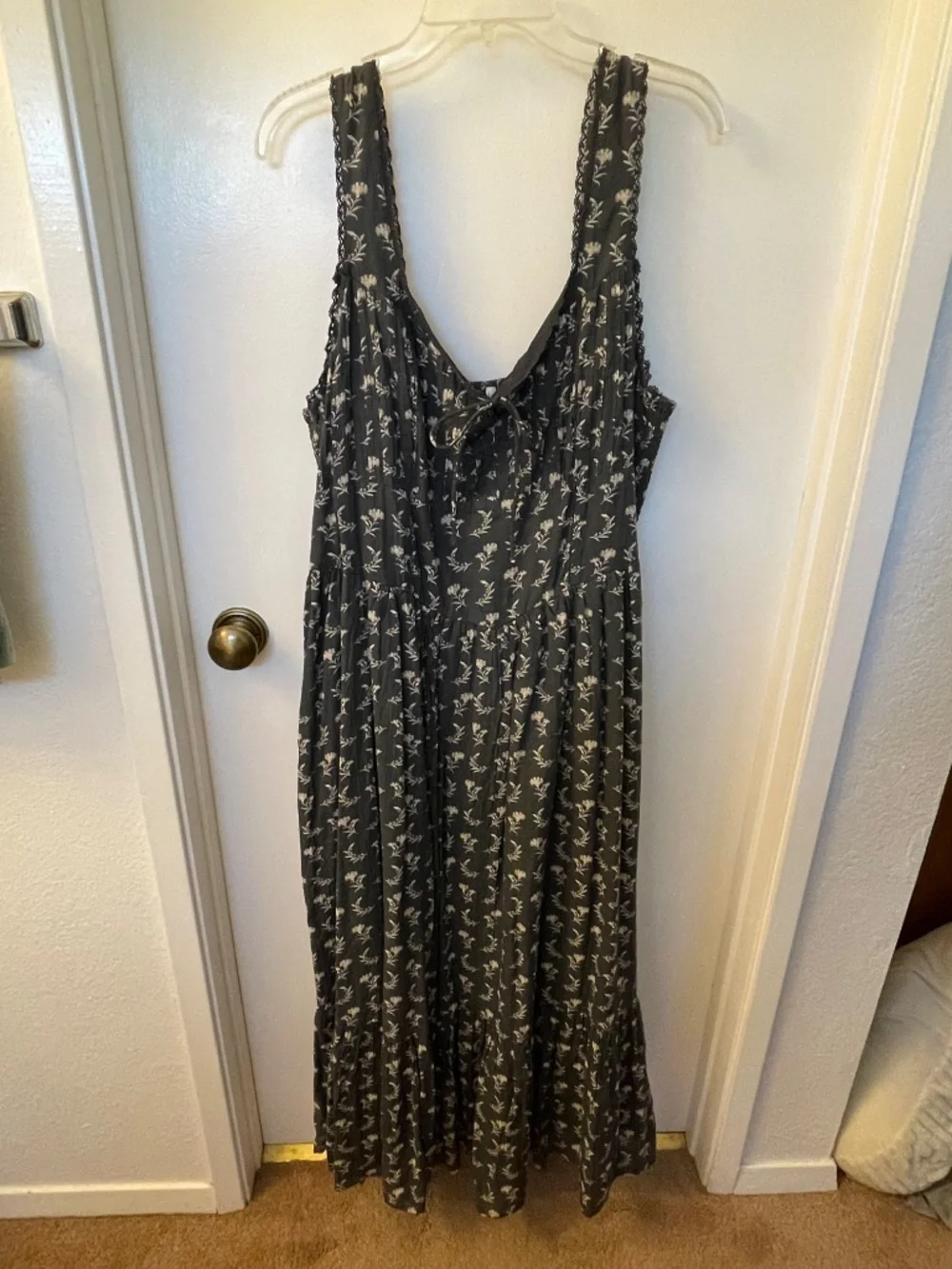 American Eagle AE corset midi dress prairie boho cottagecore sundress - Picture 4 of 8